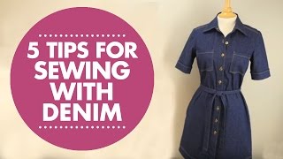 How to Sew with Denim [upl. by Seluj917]