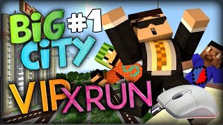 Simon LOST his mouse  Big City Minecraft Xrun Rage 1 w SimonHDS90 and Vikkstar123 [upl. by Bultman]