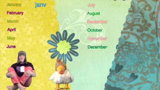 Learning French  French For Kids  Learn the Months amp Basic Words in French [upl. by Samohtnhoj]