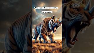 The origin of new species by AI creator animal fusion hybrids shorts youtubeshorts [upl. by Pepillo]