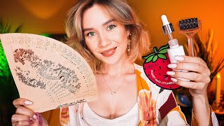 🤤 АСМР УСЫПЛЯЮЩЕЕ СПА ПЕРЕД СНОМ 😴 Уход за Кожей Массаж Лица Забота asmr spa skincare massage [upl. by Elijah324]