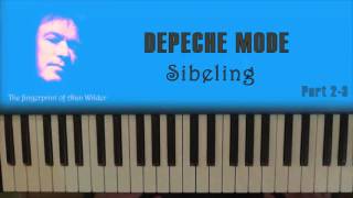 Depeche Mode Sibeling Piano Cover [upl. by Noemys]