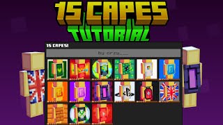 How to get custom capes on PC  15 custom capes [upl. by Newfeld]