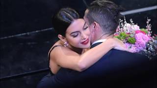 Cristiano Ronaldo and wife Georgina Rodriguez at Sanremo Music Festival [upl. by Kellby]