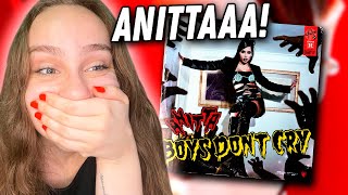 REAGINDO A BOYS DON´T CRY DA ANITTA música e clipe [upl. by Netsreik684]