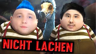 Dicke NICHT LACHEN Challenge Rezo und Julien Bam [upl. by Dalston687]