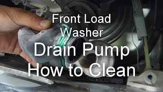 HOW TO clean the coin trap filter on your FRIGIDAIRE washing machine [upl. by Hamirak336]