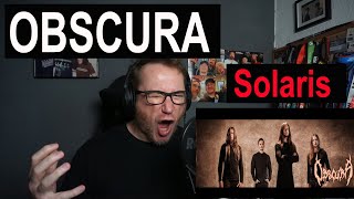 This song will blow you AWAY OBSCURA  quotSolarisquot OFFICIAL MUSIC VIDEO  First Reaction [upl. by Amora396]