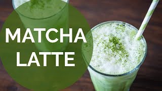 How to make the perfect MATCHA LATTE at home [upl. by Kindig63]