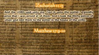 KJV Error NT Quote of Zechariah 1113 [upl. by Lemuela]