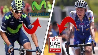 MARTIN À LA UAE  QUINTANA RESTE À LA MOVISTAR  Cyclisme Mercato 2018 4 [upl. by Camilla273]