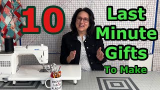 🔥10 Last Minute SUPER FAST Sewing Gifts To Make 🎁 [upl. by Coughlin]