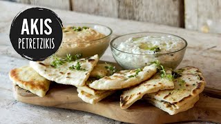 Greek Pita Bread  Akis Petretzikis [upl. by Tiersten]