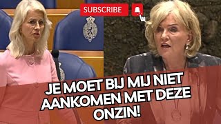 Mona Keijzer pakt D66minister aan Bij mij NIET aankomen met deze ONZIN [upl. by Boiney]