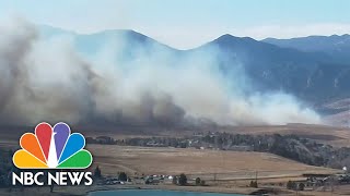 Wildfires Near Boulder Colorado Force Thousands To Evacuate [upl. by Drucy]