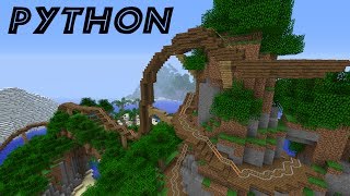 Python  A Minecraft Jungle Roller Coaster HD [upl. by Gasper764]