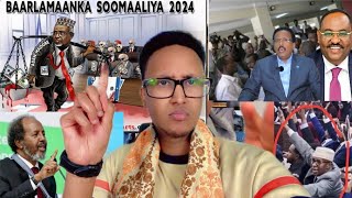 CEEBTA BAARLAMAANKA SOMALIA KA DHACDAY LAGU KALA DAREER HAWIYE IYO DAAROOD DOWLAD CUSUB KMG AH [upl. by Ezra631]