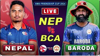 NEPAL vs BARODA INDIA  MATCH 2  SMS FRIENDSHIP CUP 2024 [upl. by Areta]