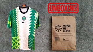 202122 Nigeria home shirt Unboxing amp Review [upl. by Yllehs157]