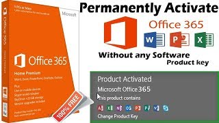 Permanently Activate Microsoft Office 365 For Free Without Any Software [upl. by Atteuqal]