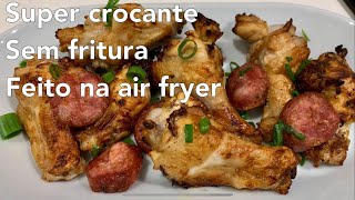 FRANGO A PASSARINHO SUPER CROCANTE NA AIR FRYER [upl. by Nivrek]