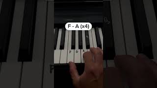 The Scientist  Coldplay EASY Tutorial piano pianototurial viral easypiano easytutorial [upl. by Adnahsal]