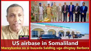 US airbase in Berbera  Republic of Somaliland Marekanka oo Degay Berbera Airport [upl. by Chastity23]