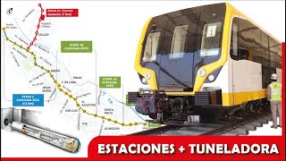 ¡ÚLTIMOS AVANCES Línea 2 del Metro de Lima y Callao – ESTACIONES  TUNELADORA [upl. by Kinata648]