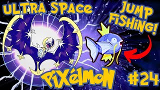 First Time in Ultra Space amp JUMP Fishing  Pixelmon Episode 24  Singleplayer [upl. by Ramyar]