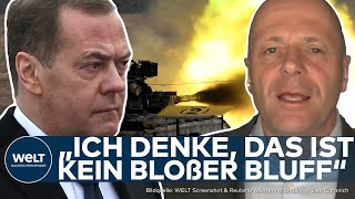 UKRAINEKRIEG Ernstzunehmende Drohung Russland warnt Westen erneut vor Einsatz von Bodentruppen [upl. by Steinberg]