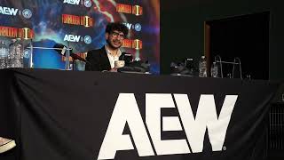 Tony Khan at AEW Forbidden Door Media Scrum [upl. by Fairfax]