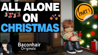 My Family Left Me All Alone On Christmas Day EP 1  roblox brookhaven 🏡rp [upl. by Ryun815]