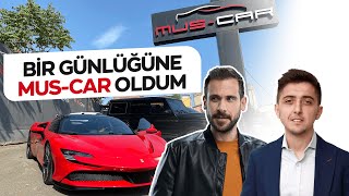 Bir günlüğüne MusCar oldum Meşhur storyleri nasıl çekiyor [upl. by Ennovahs400]