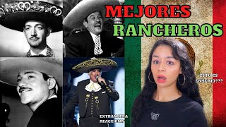 Los MEJORES CANTANTES de RANCHERAS MEXICANAS  EXTRANJERA REACCIONA por PRIMERA VEZ [upl. by Masson]