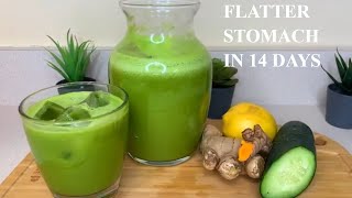 FLATTER STOMACH IN 14DAYS 💯garanteed  14days weight loss drink💯 [upl. by Terrena]