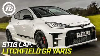 Stig Lap Litchfieldtuned Toyota GR Yaris  Top Gear [upl. by Akehs]