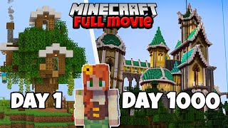 I Survived 1000 Days on the BIGGEST Minecraft SMP  FULL MOVIE [upl. by Irtimd]