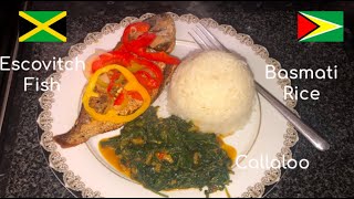 HOW TO MAKE GUYANESE CALLALOO WITH DRIED SHRIMPS  QUARANTINE COOKING [upl. by Wolpert]