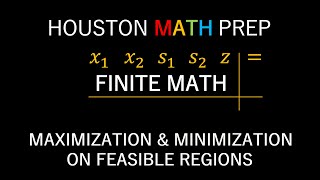 Maximization and Minimization Problems on Feasible Regions [upl. by Ahtebbat]