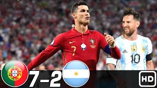 Portugal vs Argentina 72  All Goals amp Highlights Résumén amp Goles  Last Matches  HD [upl. by Dorise]