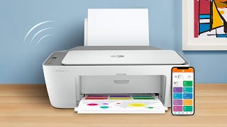 HP DeskJet 2755e Wireless Color AllinOne Printer Review 🖨️ [upl. by Ayela]