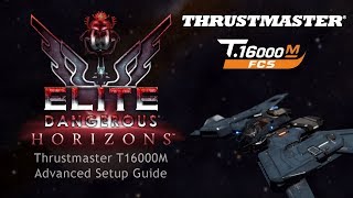 TARGET Tutorial for the Thrustmaster T16000M and Elite Dangerous [upl. by Ardnaxela]