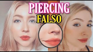 COMO FAZER PIERCING FALSO [upl. by Brynne771]