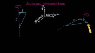 Obracanie dwuwymiarowych figur w trzech wymiarach [upl. by Magdalene]