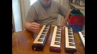 Comparison and review of three melodicas [upl. by Yasdnil233]