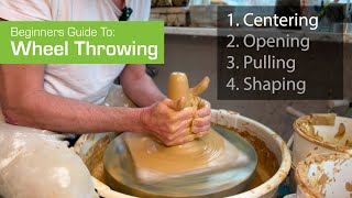 85 Beginners Guide to Wheel Throwing  Ceramics for Beginners [upl. by Aaron]