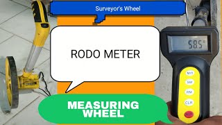 Rodo meter Measuring wheel Surveyors Wheel [upl. by Mohorva]