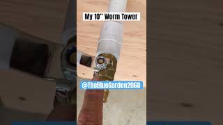 My Worm Tower Is Bigger Than Yours diygardening diyraisedbed diy garden [upl. by Aia]