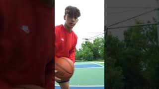 Real life glitched basketball shot Shorts [upl. by Quin]