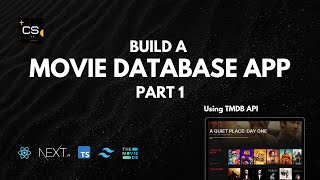 Build a Movie Database App with TMDB API 2024  Part 1 [upl. by Aronow]